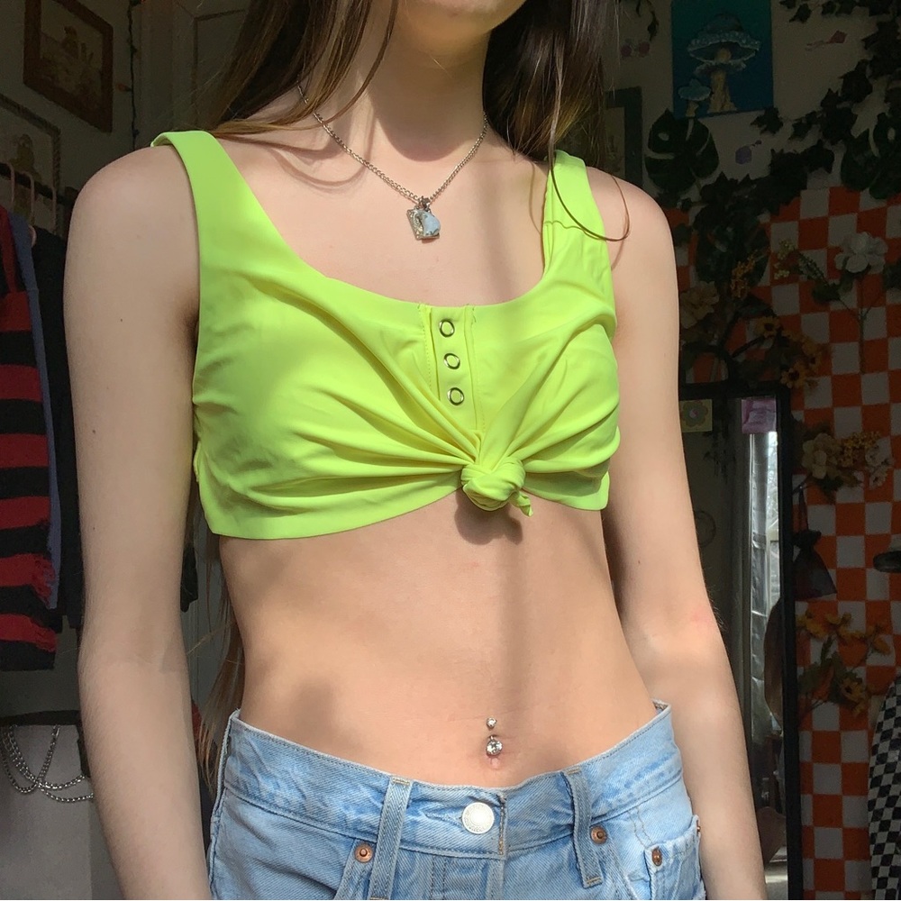 Neon bikini top